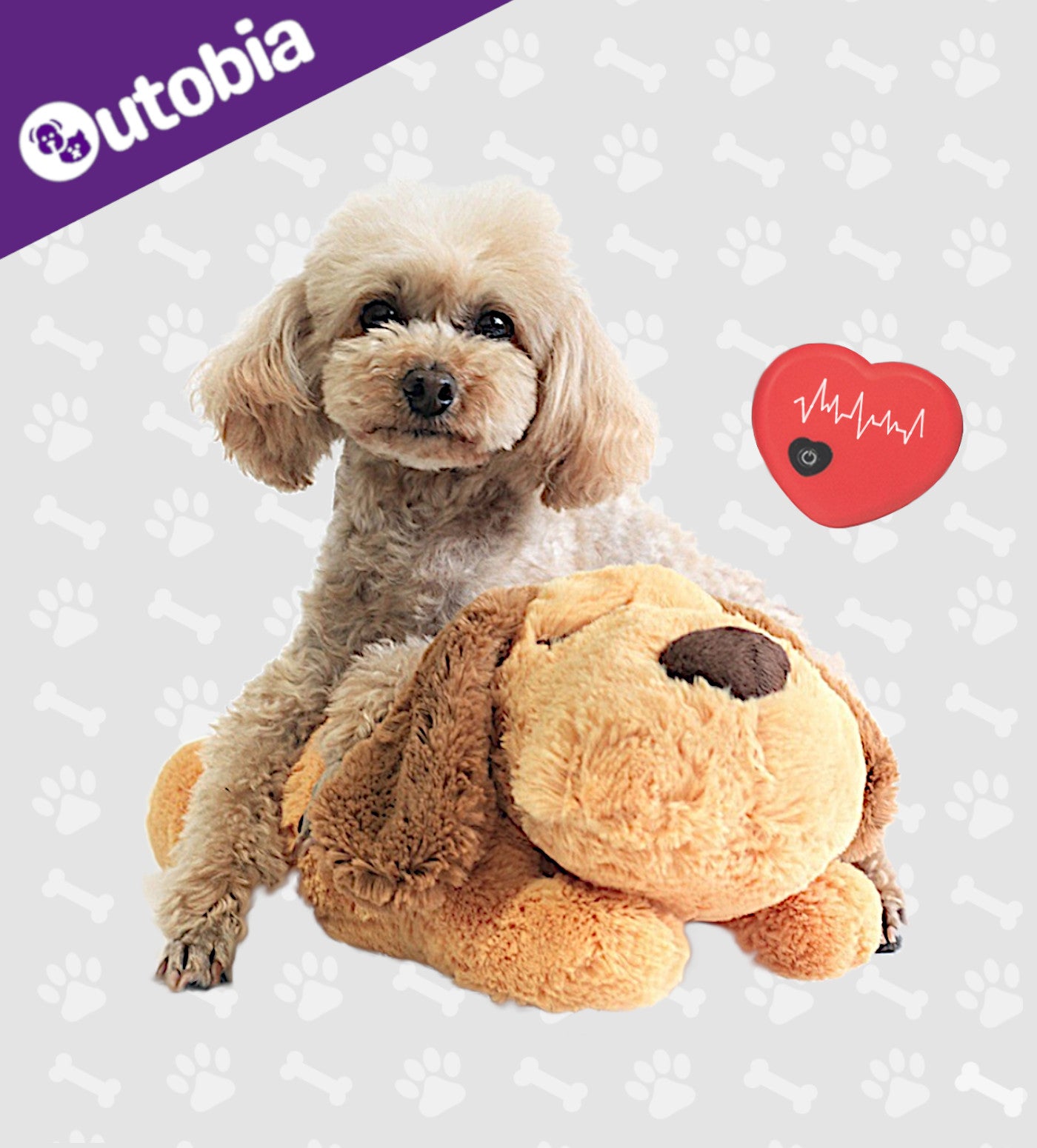 Heartbeat puppy plush